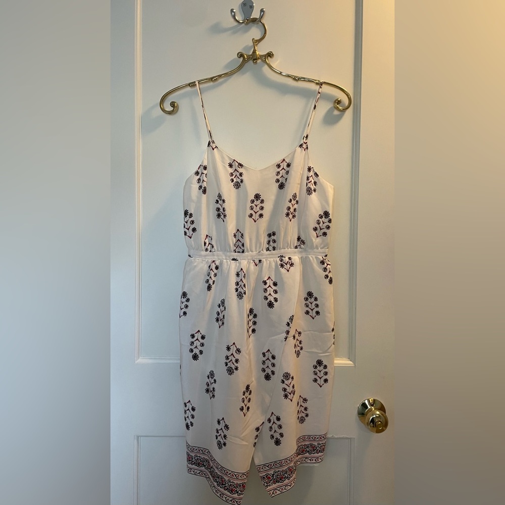 Madewell size 0 minidress with red and black floral print